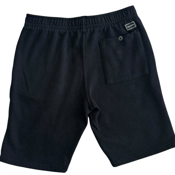 VOLCOM Boys Black Sweat Shorts Large - Picture 4 of 4